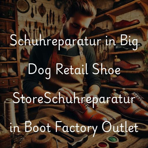 Schuhreparatur in