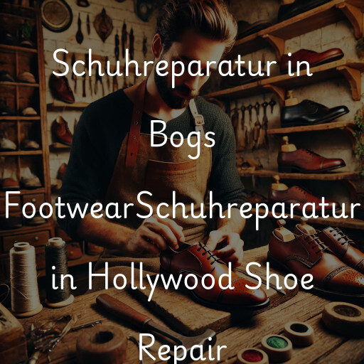 Schuhreparatur in