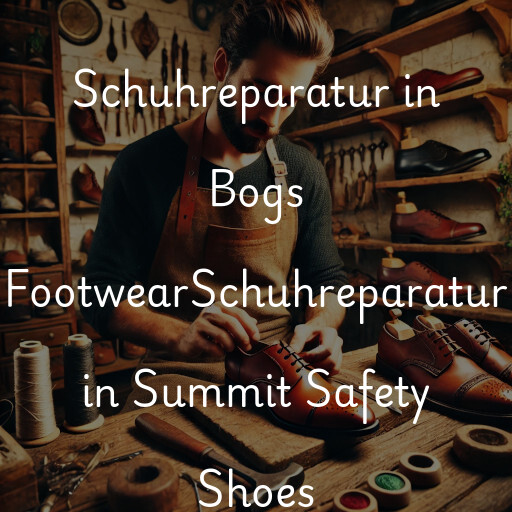 Schuhreparatur in