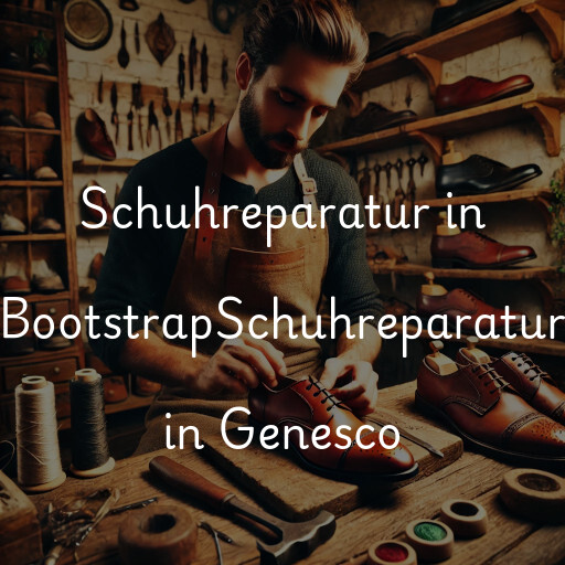 Schuhreparatur in