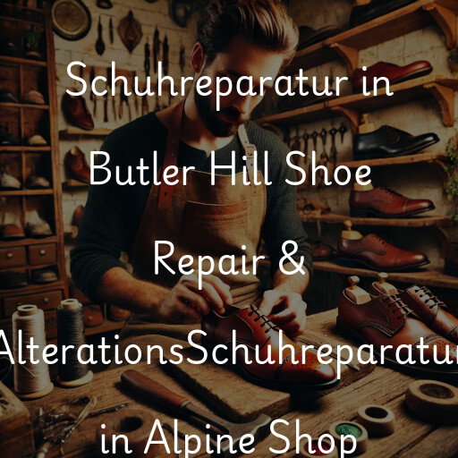 Schuhreparatur in