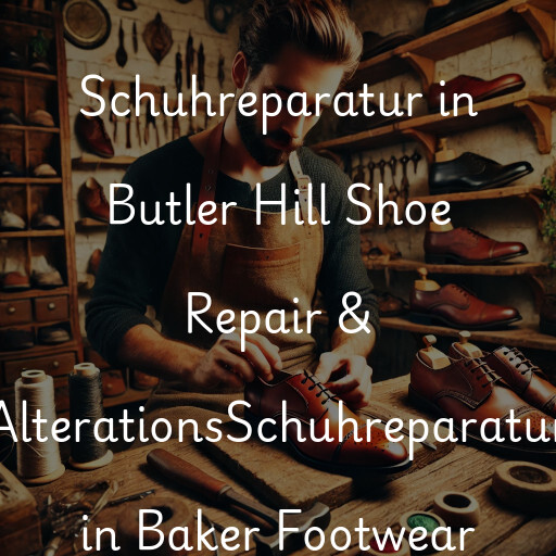 Schuhreparatur in