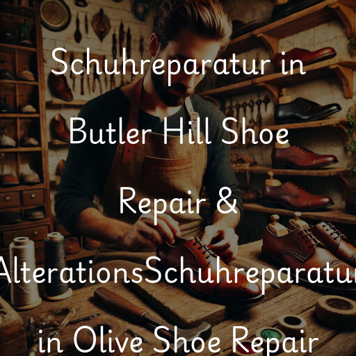 Schuhreparatur in