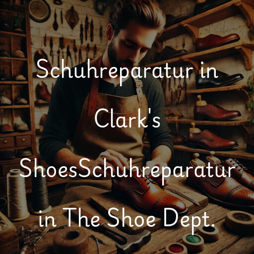 Schuhreparatur in