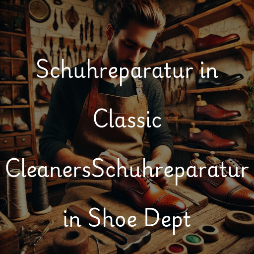 Schuhreparatur in