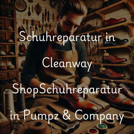 Schuhreparatur in