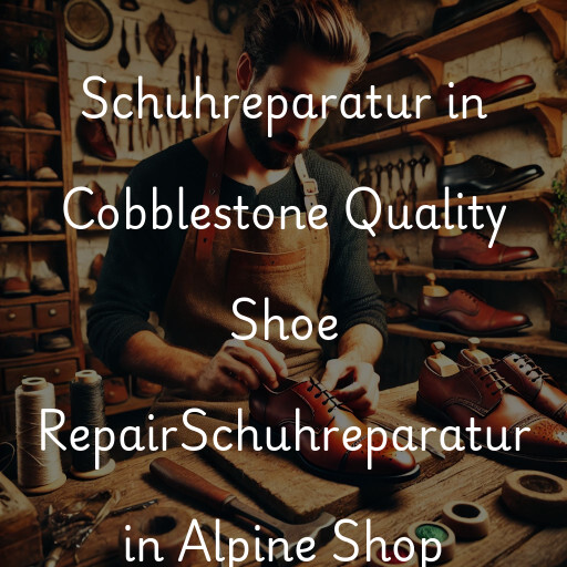 Schuhreparatur in