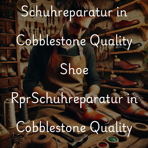 Schuhreparatur in