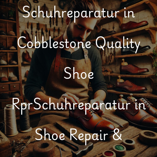 Schuhreparatur in