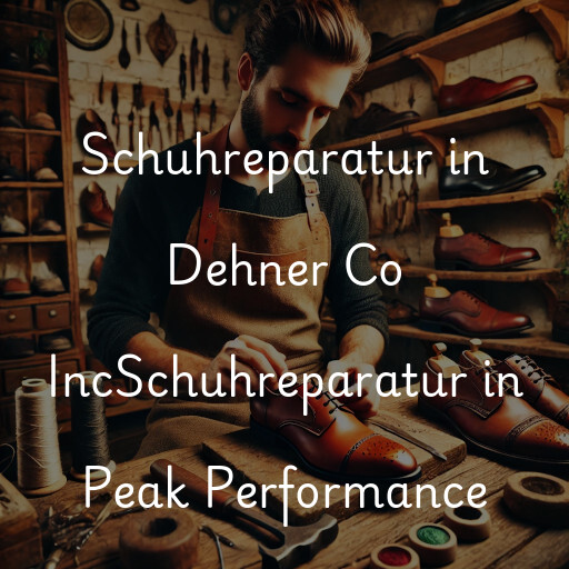 Schuhreparatur in