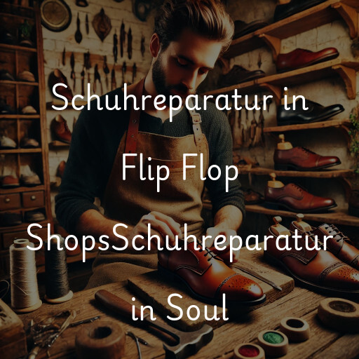 Schuhreparatur in