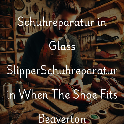 Schuhreparatur in