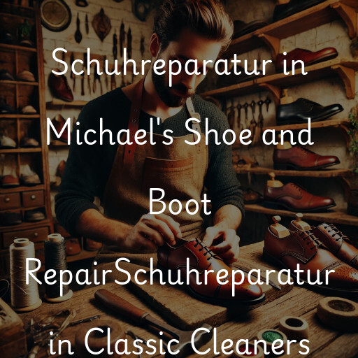 Schuhreparatur in