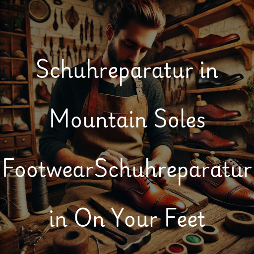 Schuhreparatur in