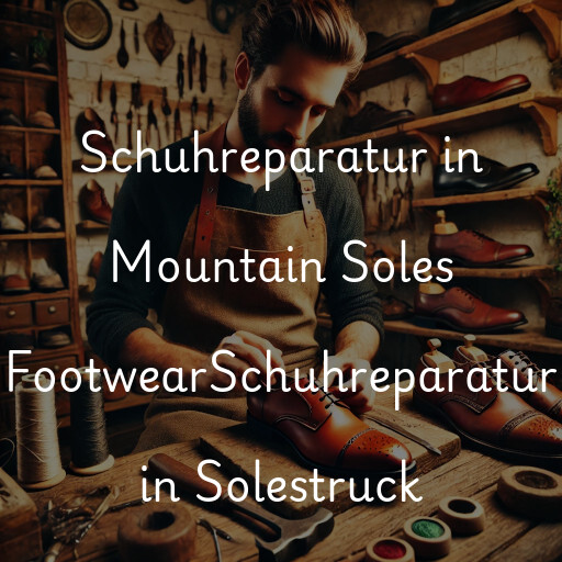 Schuhreparatur in