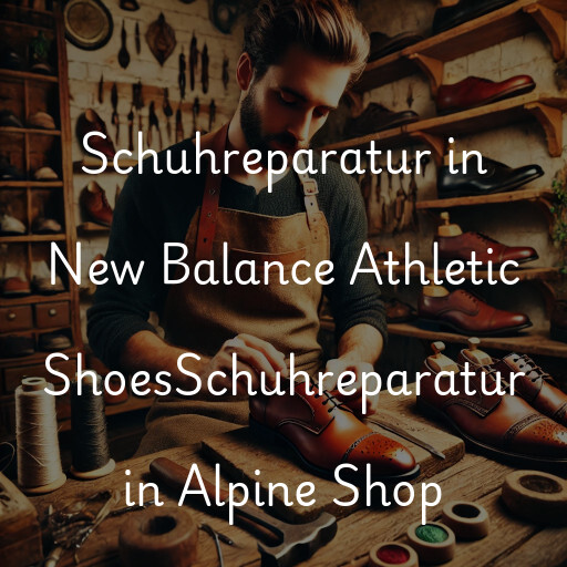 Schuhreparatur in