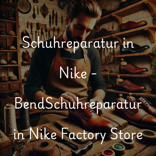 Schuhreparatur in