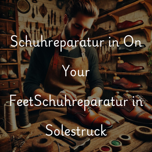 Schuhreparatur in