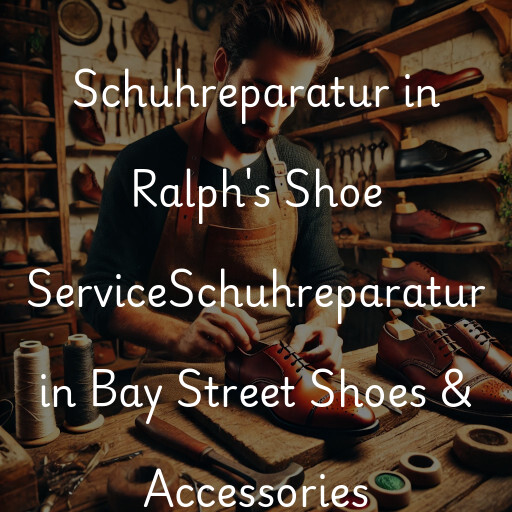 Schuhreparatur in