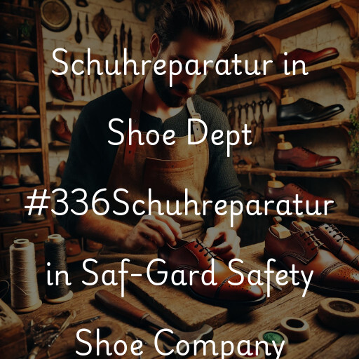 Schuhreparatur in