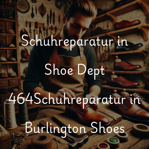 Schuhreparatur in