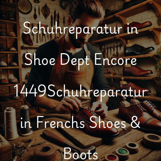 Schuhreparatur in