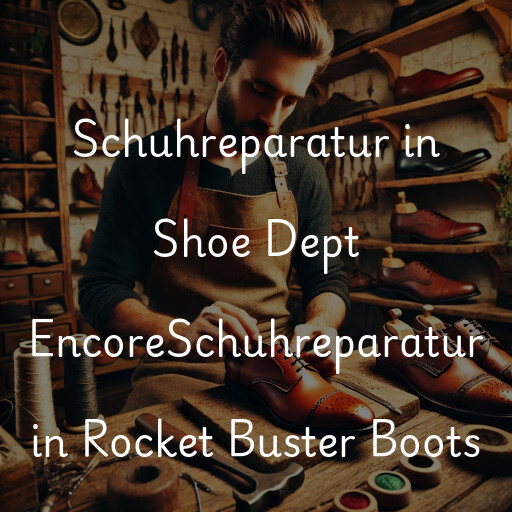 Schuhreparatur in