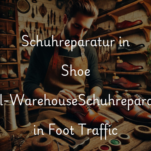 Schuhreparatur in