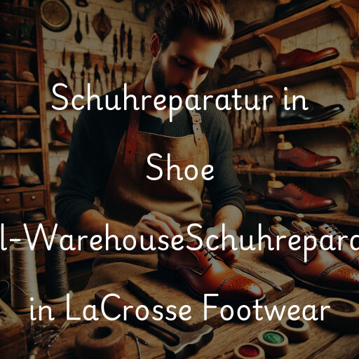 Schuhreparatur in