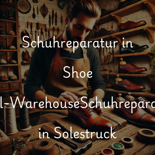 Schuhreparatur in