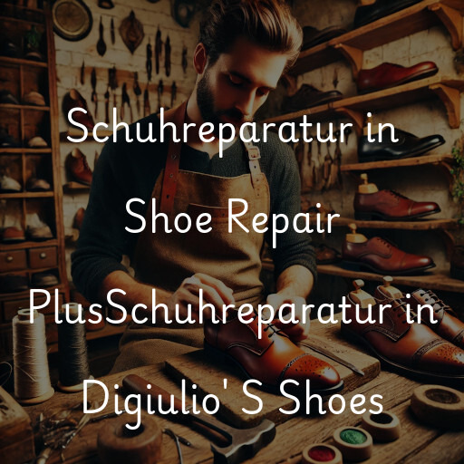 Schuhreparatur in