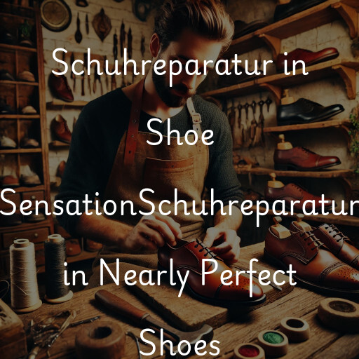 Schuhreparatur in