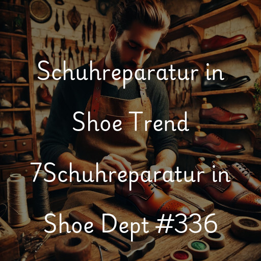 Schuhreparatur in