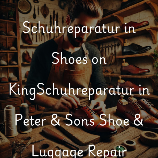 Schuhreparatur in