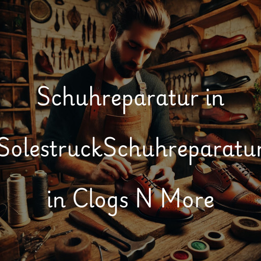 Schuhreparatur in