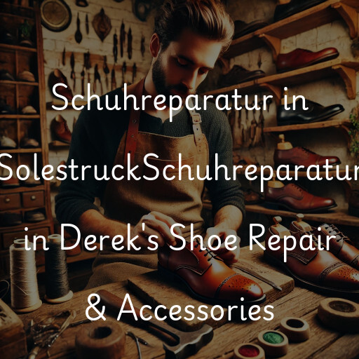 Schuhreparatur in