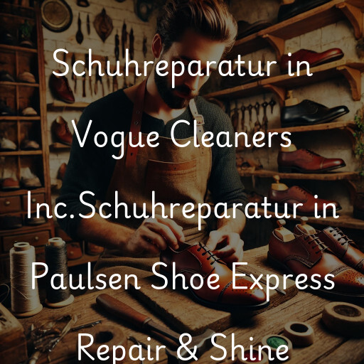 Schuhreparatur in