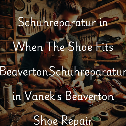 Schuhreparatur in