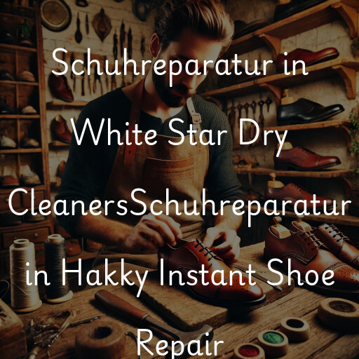 Schuhreparatur in