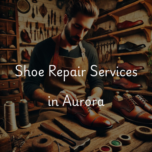 Find shoe repair shops in Aurora