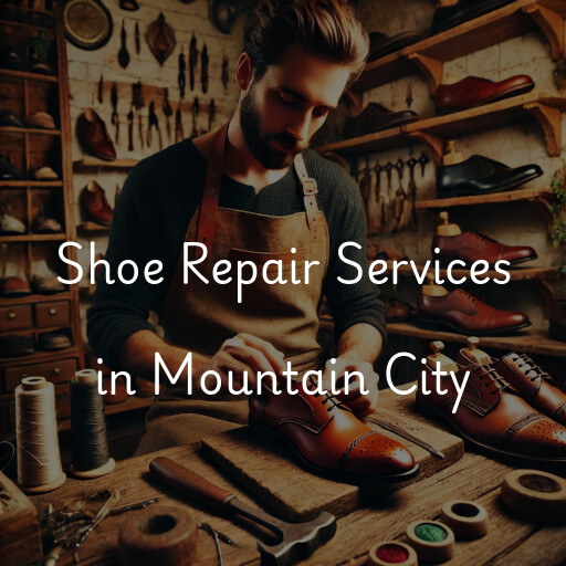 Find shoe repair shops in Mountain City