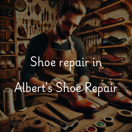 Shoe Repair at  Albert's Shoe Repair