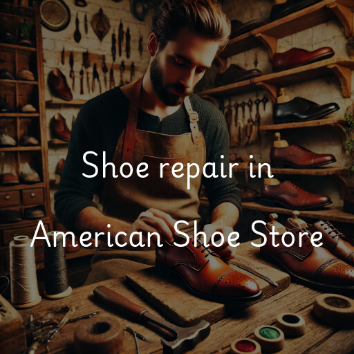 Shoe Repair at  American Shoe Store