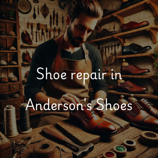 Shoe Repair at  Anderson's Shoes