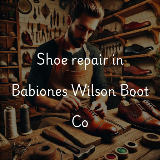 Shoe Repair at  Babiones Wilson Boot Co