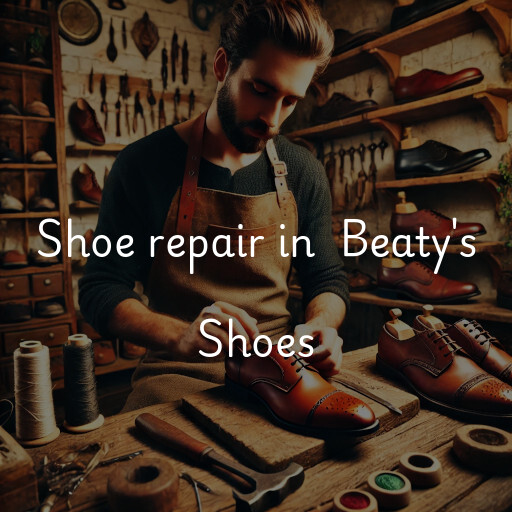 Shoe Repair at  Beaty's Shoes