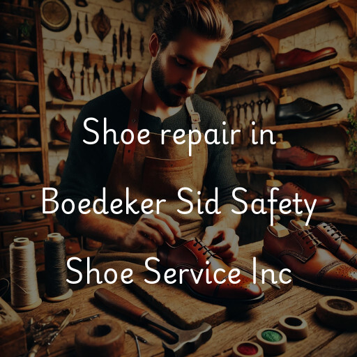 Shoe Repair at  Boedeker Sid Safety Shoe Service Inc