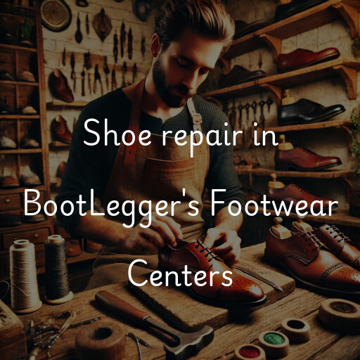 Shoe Repair at  BootLegger's Footwear Centers