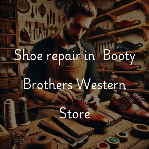 Shoe Repair at  Booty Brothers Western Store