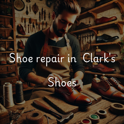 Shoe Repair at  Clark's Shoes